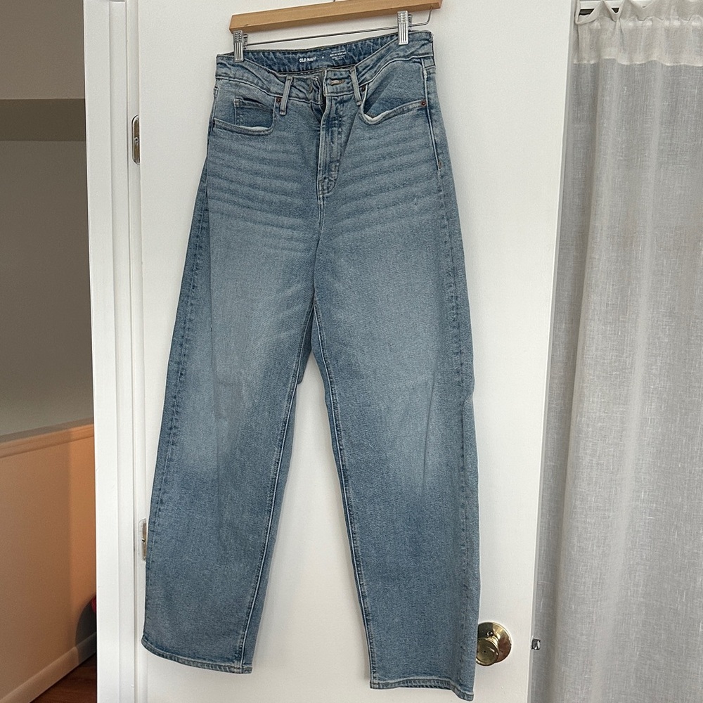 Old Navy Light Blue Straight Leg Jeans